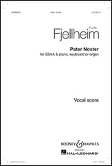 Pater Noster SSA choral sheet music cover